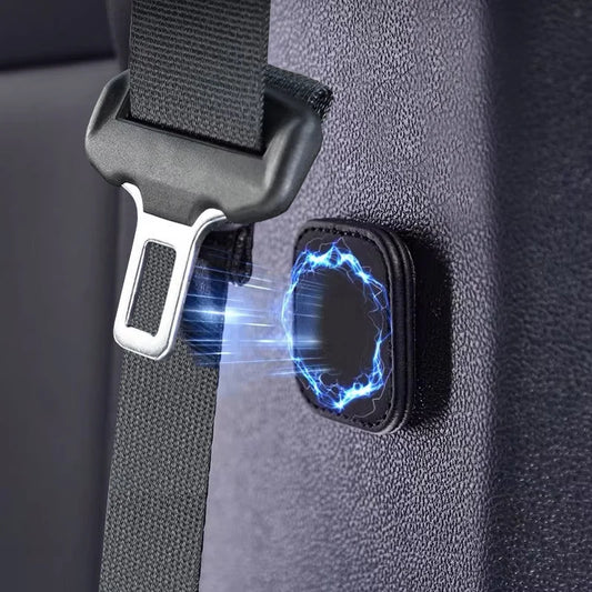 Support magnétique de ceinture de sécurité de voiture, 2 pièces, Clip de fixation, bouchon limiteur de ceinture de sécurité en cuir Pu pour Clip de ceinture de sécurité, empêche les chutes