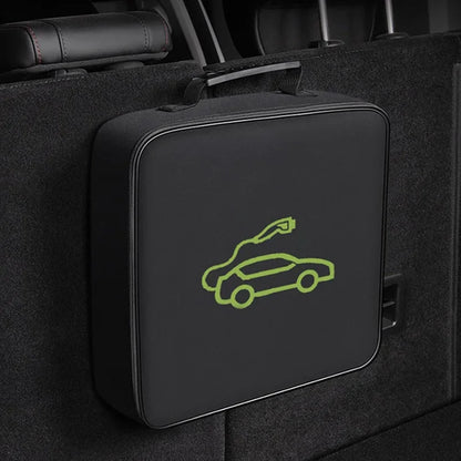 Bouchons de chargeur de voiture électrique, sac de transport de stockage, prises de câble de chargement de voiture EV, conteneur d'équipement ignifuge étanche