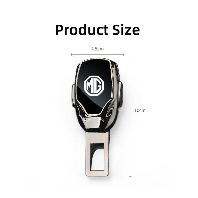 تطويل معدني لحزام الأمان للسيارة، محول إطالة مشبك حزام الأمان لسيارات MG MG3 MG5 MG6 MG7 ZS GT EZS EHS Phev RX5 ZT، ملحقات سيارات