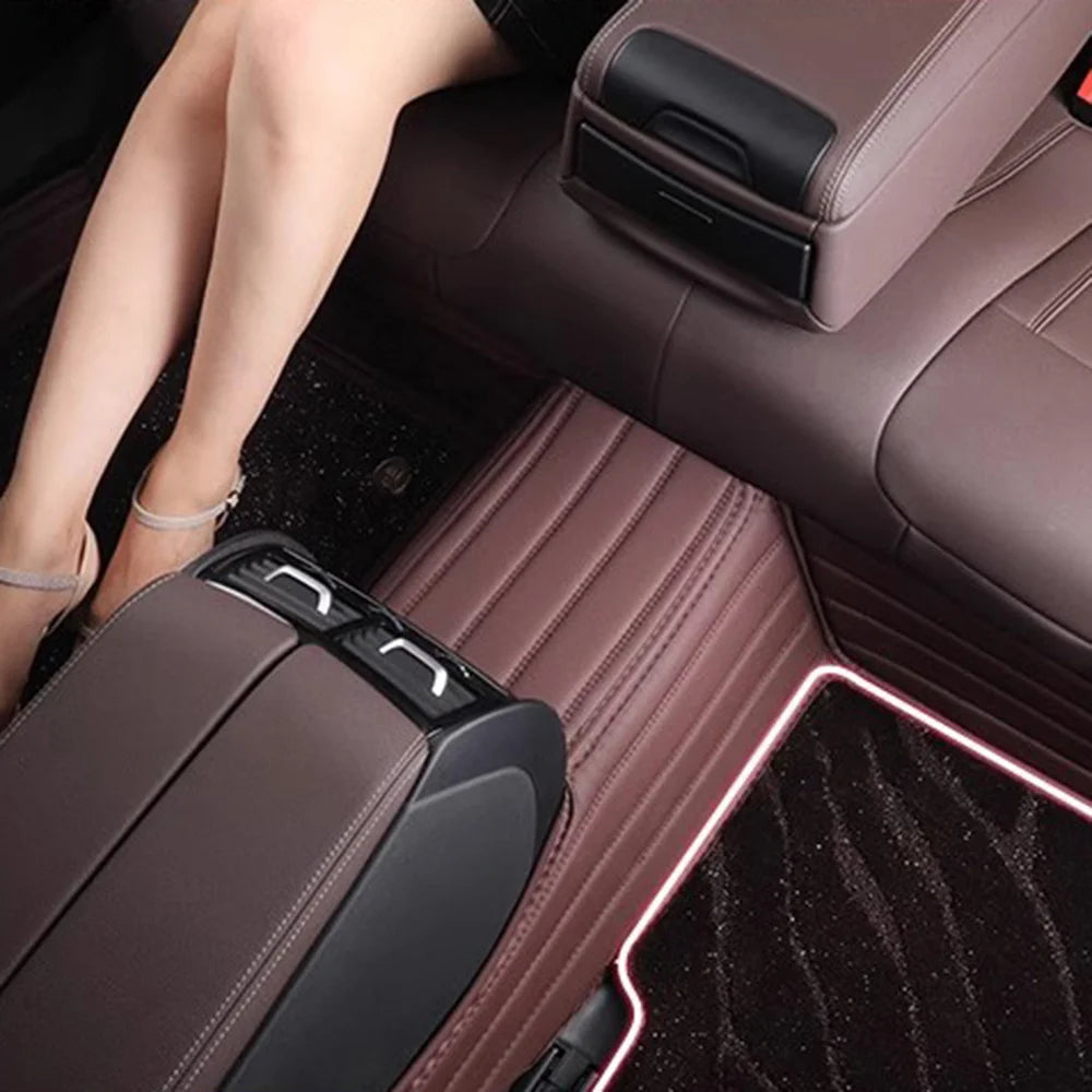 Tapis de sol de voiture personnalisés 5D, pour Nissan Murano, Double couche, doublures de sol, couverture