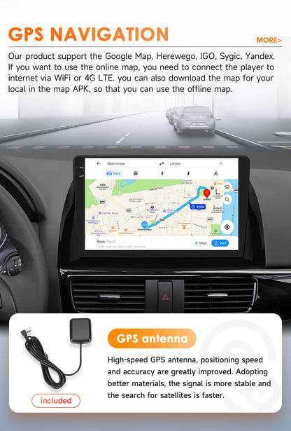 Snapdragon 8Core Android 14 autoradio pour Mazda CX5 CX-5 2012-2015 lecteur multimédia 6115 360 Cam Autoaradio Carpay Android Auto