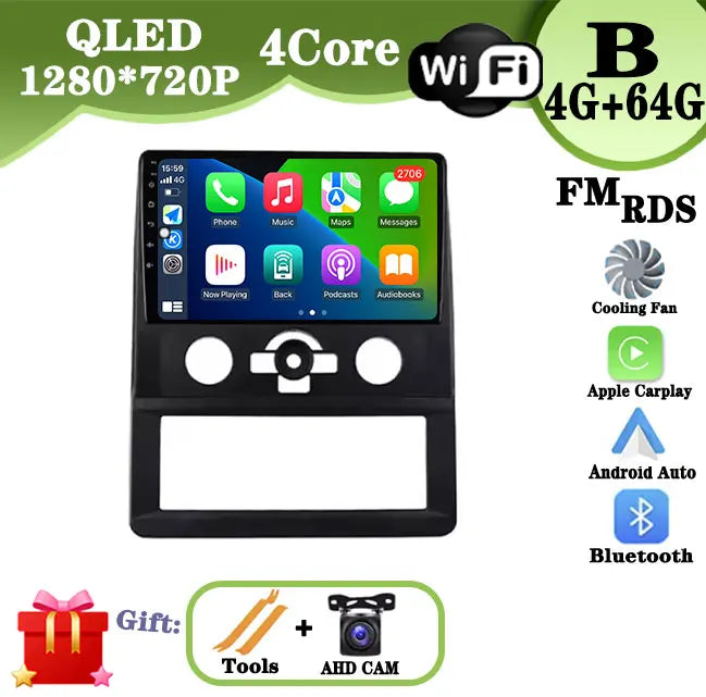 DSP راديو سيارة Carplay لـ Foton Royal Salon K1 G7 G9 GPS ملاحة Android Auto ستريو مشغل وسائط متعددة 4G Wifi BT
