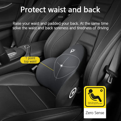 Car Electric Massage Headrest Lumbar Support Vibration Waist Lumbar Neck Pillow Backrest Cushion Car Seat Interior Accessories