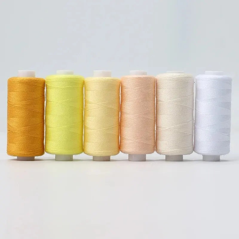 Nouvelles fils à coudre 42 couleurs fils de Polyester pour la couture à la main ou à la Machine couture à la main Machine à broder Quilting et artisanat