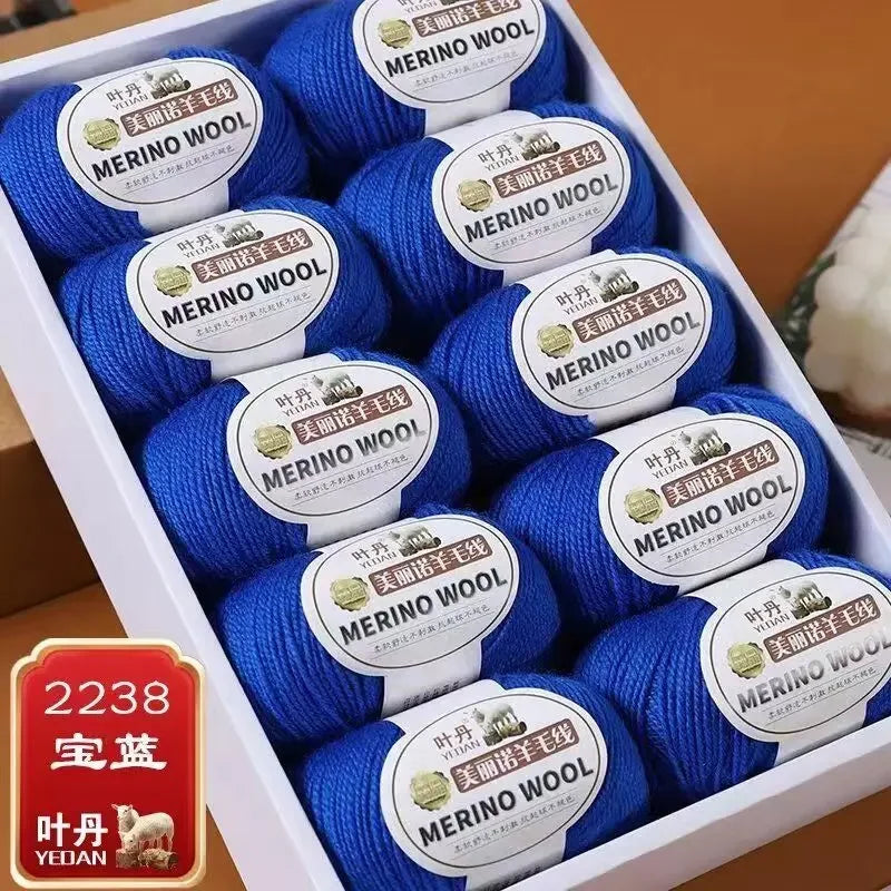 Fil de laine doux à 3 plis, 500 g/ensemble, pour crochets, chapeau d'hiver, pull, écharpe, châle, manteau, Cardigan, bricolage, confortable, chaud et moelleux, fil rouge pour bébé