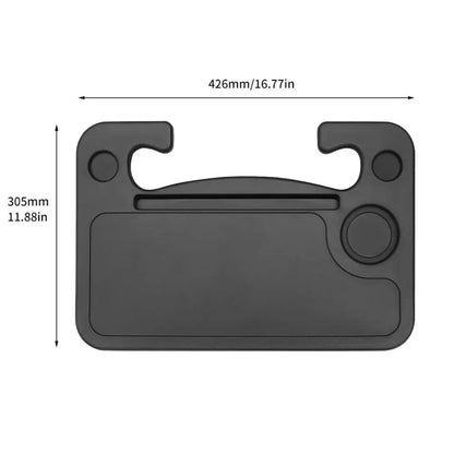 Support de bureau pour ordinateur portable de voiture, manger du travail, volant de voiture, support de Table à manger, boisson, plateau de nourriture et de café, multifonction