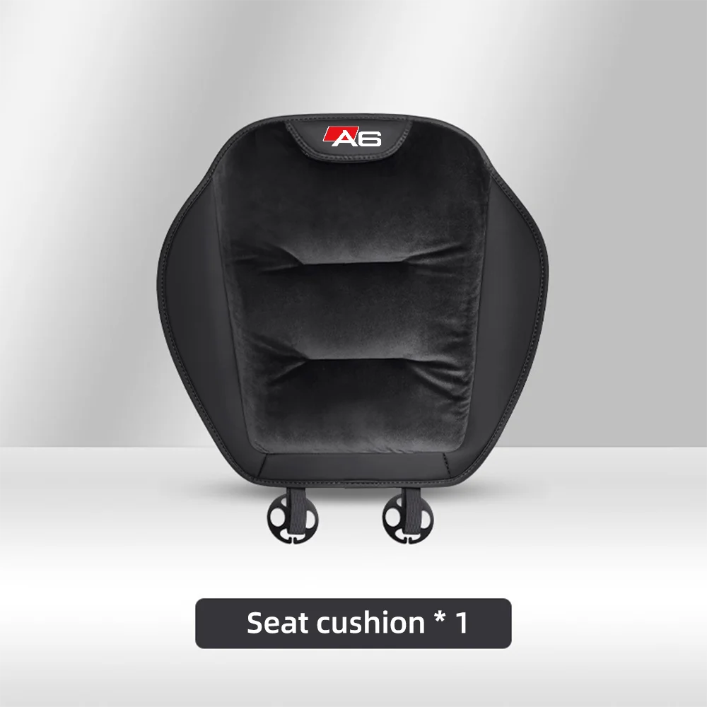Housse de siège de voiture en flanelle pour Audi A6, coussin de siège avant/arrière en peluche chaud d'hiver, coussin de Protection de chaise, accessoires d'intérieur automobile