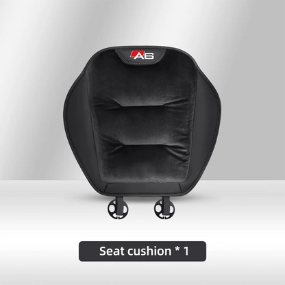 Housse de siège de voiture en flanelle pour Audi A6, coussin de siège avant/arrière en peluche chaud d'hiver, coussin de Protection de chaise, accessoires d'intérieur automobile