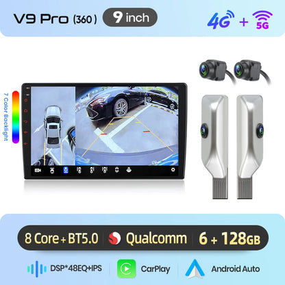 Junsun Android Auto autoradio pour citroën C2 C3 2001 2002 2003 2004-2010 multimédia sans fil CarPlay SWC GPS Navi RDS DSP FM