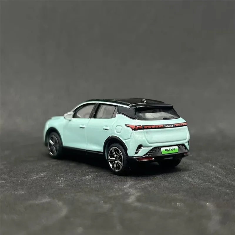 Bburago 1:64 LYNK & CO 06 EM-P SUV modèle de voiture en alliage moulé sous pression en métal nouvelle énergie véhicules électriques modèle de voiture Simulation enfants jouets cadeau