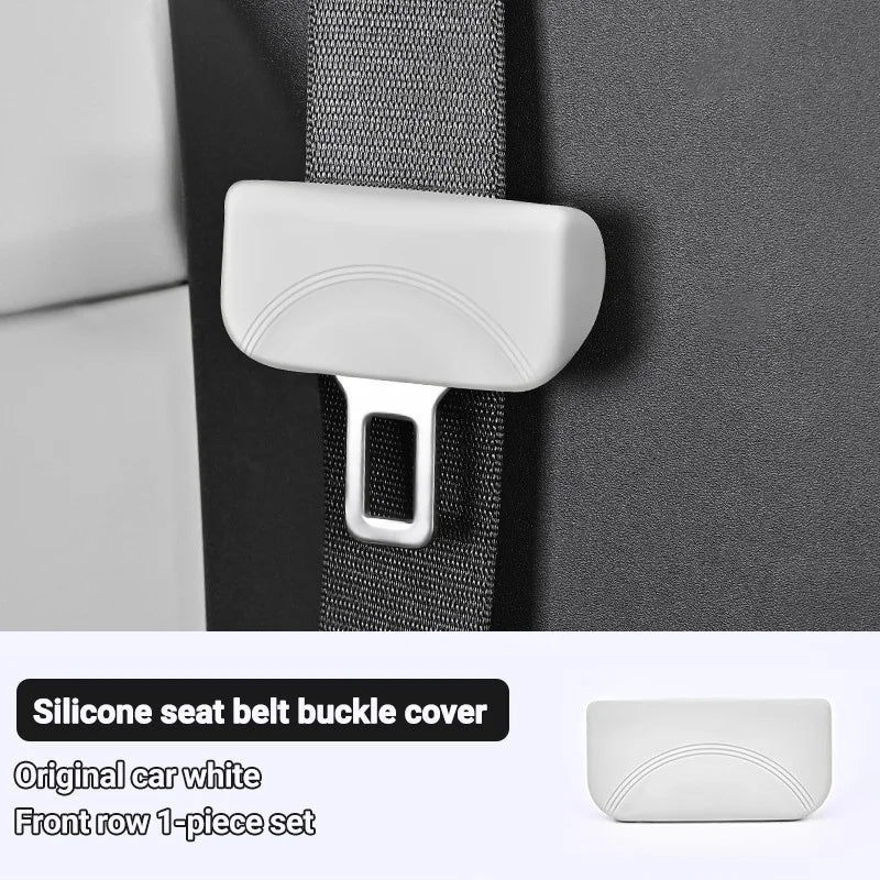 Housse de protection universelle pour prise de ceinture de sécurité de voiture, en Silicone, anti-rayures, étui de protection pour bouton