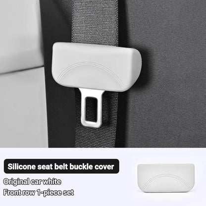 Housse de protection universelle pour prise de ceinture de sécurité de voiture, en Silicone, anti-rayures, étui de protection pour bouton