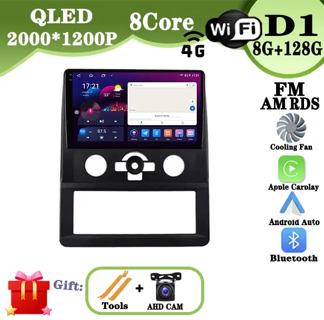 DSP راديو سيارة Carplay لـ Foton Royal Salon K1 G7 G9 GPS ملاحة Android Auto ستريو مشغل وسائط متعددة 4G Wifi BT
