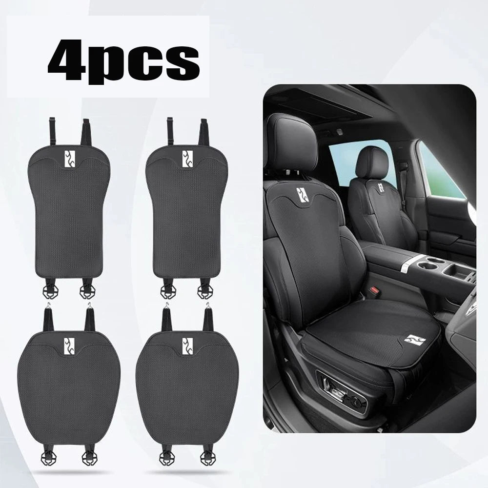 Housses de siège de voiture en cuir pour BYD U8 YangWang U8 2024 2025, coussin de dos respirant, accessoires de protection durables