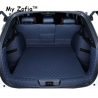 Pour BYD Seal U Sealion 6 2023 2024 2025 boîte de rangement arrière de voiture en cuir tapis de coffre tapis de protection inférieur étanche décor de voiture
