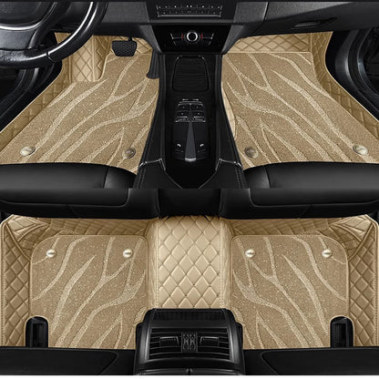 Tapis de sol de voiture personnalisé Double couche, pour Lincoln Navigator 2002 – 2024 ans, accessoires de voiture, doublures de sol