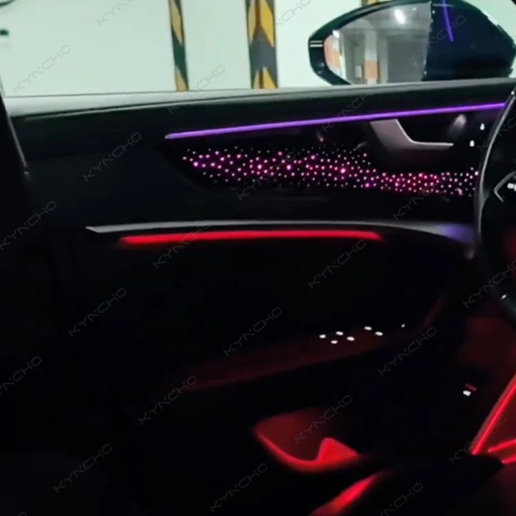 Pour Audi A6 2019-2025 LED lumière ambiante de voiture intérieur symphonie plafonnier éclairage ambiant automobile avec fonctionnalités colorées