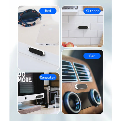 Support de téléphone magnétique pour voiture en forme de Mini bande Simple, accessoires de voiture 9x2.4MMN40, aimants magnétiques puissants, colle Nano-sans marquage