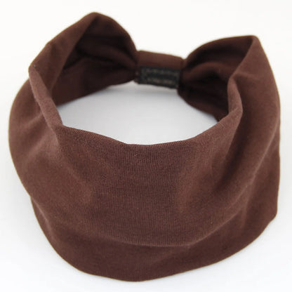 1 pièce coton, Yoga, bord large, élastique, couvre-chef, tissu large, accessoires pour cheveux, bandeaux, cartes pour cheveux, couvre-chef