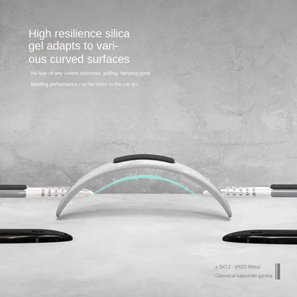 Bande Anti-collision pour bord de porte de voiture, 4 pièces, Airbag antistatique, protections latérales et bande de protection pour rétroviseur, moulures de style de voiture