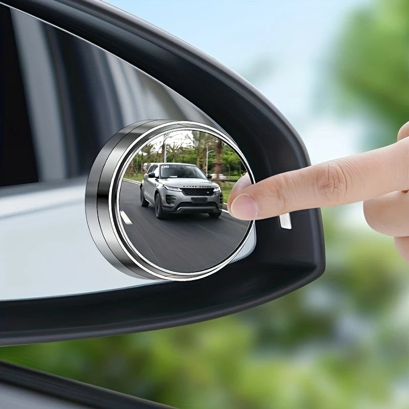 Rétroviseur de voiture, petit miroir circulaire, miroir auxiliaire grand angle haute définition, Surface convexe