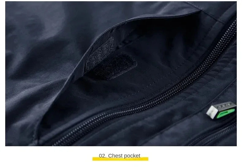 Manteau de randonnée en plein air pour hommes, manteau chauffant, chaud, décontracté, métropolitain, glaMan, vêtements thermiques de luxe, grande taille, mode, hiver