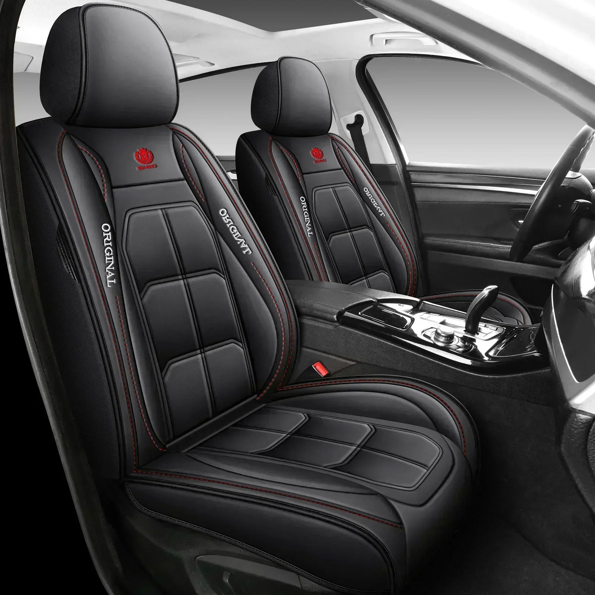1pcs All inclusive seat cover full leather car seat cushion single seat driver and passenger seat cover all season universal pad