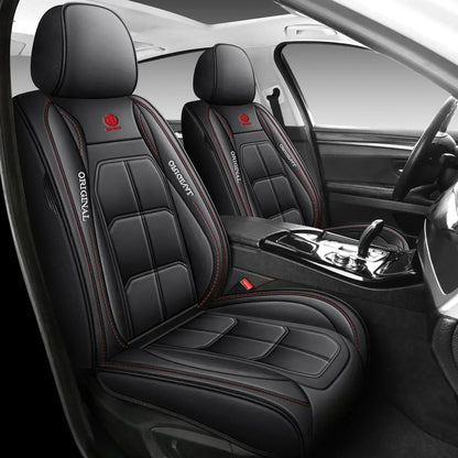 1pcs All inclusive seat cover full leather car seat cushion single seat driver and passenger seat cover all season universal pad