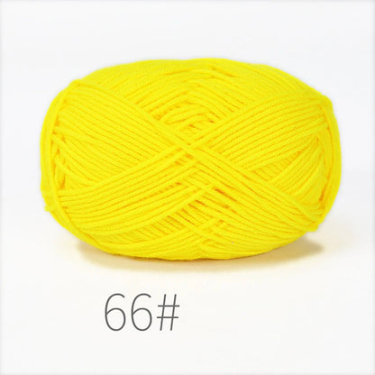 Combinaison de fils de coton au lait, couleurs mélangées, ensemble de fils à tricoter au Crochet pour bricolage artisanal, pull, écharpe, tricot, 5 pièces