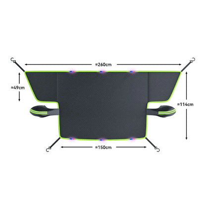 Pare-brise de voiture couverture de neige hiver extérieur fenêtre de voiture bouclier de neige Anti glace/neige/gel pare-brise couverture de protection étendue