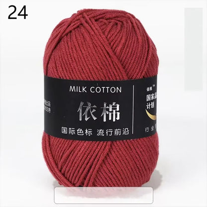 Nouveau 10 pièces série rose fil lait coton fil combinaison Crochet tricot fil ensemble pour bricolage à la main artisanat pull écharpe tricot