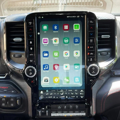 13.6 pouces Android écran Radio GPS Carplay voiture multimédia lecteur vidéo stéréo Navi unité principale pour Dodge Ram 2019 2020 2021 2022