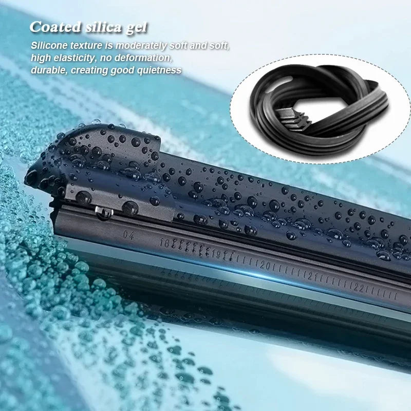 Essuie-glace de pare-brise de voiture, 2 pièces, en caoutchouc de nettoyage pour BYD DENZA D9 N7 Z9 Z9GT FCB LEOPARD 5 8 B5 B8 YANGWANG U7 U8 U9 2023 – 26