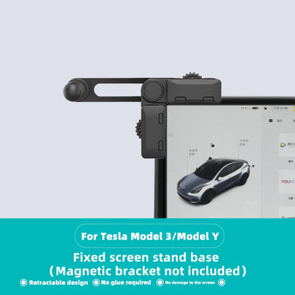 TEEQ-Support de Téléphone Magnétique Réglable pour Écran de Voiture, Accessoires de Cadre pour Nouveau Zeekr 001/House/ 009/X
