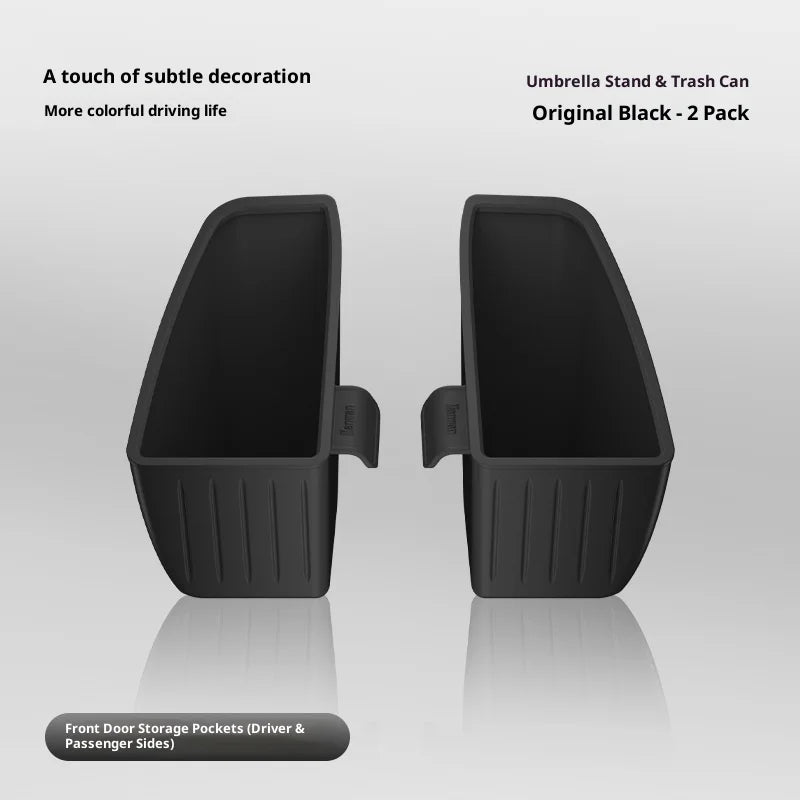 ZEEKR 7X poubelle de voiture, boîte de rangement de parapluie de porte de voiture, boîte de rangement étanche en Silicone, pièces de Modification d'accessoires de voiture