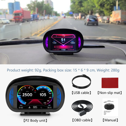 Pour BYD mouettes dauphin e2 e3 e9 Atto 3 Qin Plus Chazor King Seal voiture OBD2 GPS USB HUD affichage tête haute projecteur de pare-brise
