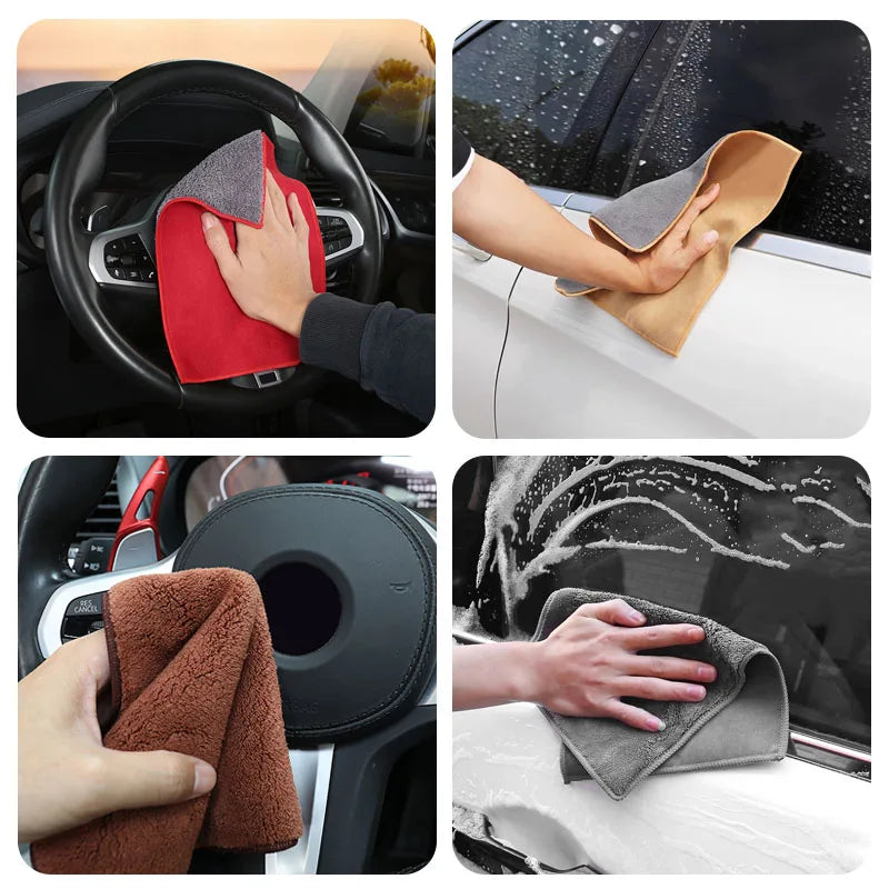 Serviette en daim pour voiture, chiffon de nettoyage, brosse douce, outils de nettoyage pour BYD Atto 3 Yuan Plus Han Tang EV F3 E6 Dmi Song F0 Qin Pro G3 Ea1 Max