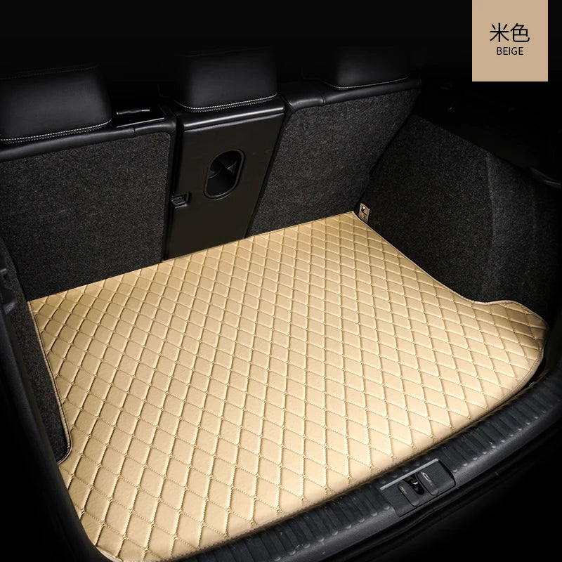 Polymères de coffre de voiture en cuir Élpersonnalisés pour BYD Song Pro Dmi, détails intérieurs, tapis, accessoires de voiture, 2024-2025