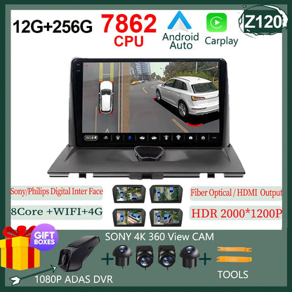 Autoradio Carplay pour Peugeot Expert 2 G9 pour citroën Jumpy pour Fiat Scudo pour Toyota Proace 2007-2017 Navigation GPS No 2din 4G