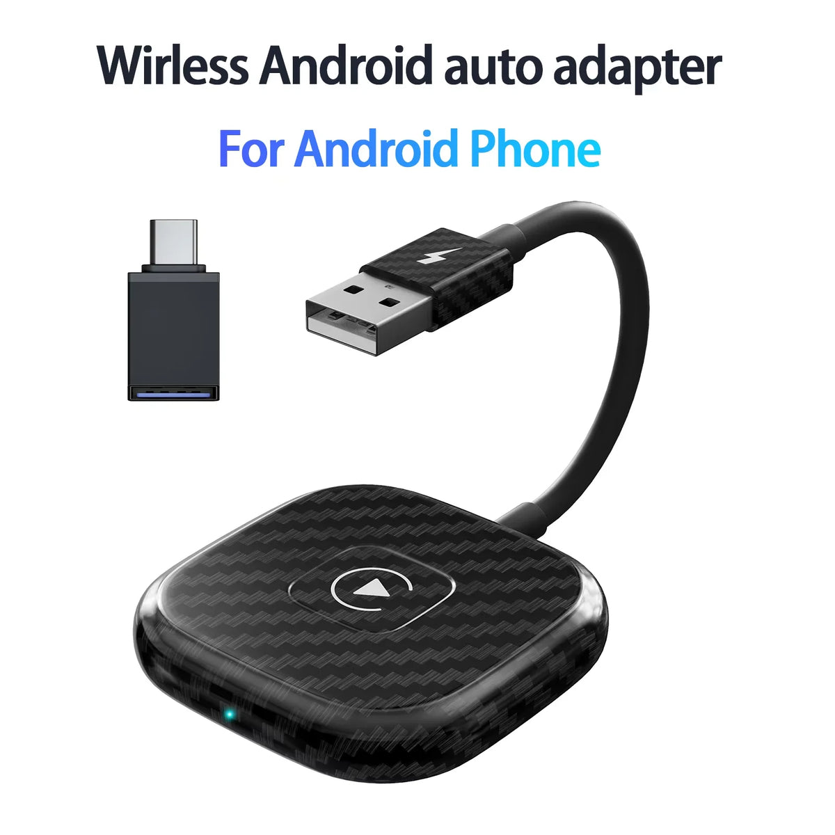 Adaptateur vidéo sans fil Android Auto, Carplay, avec Netflix/YouTube/TikTok, pour voitures Android sans fil OEM