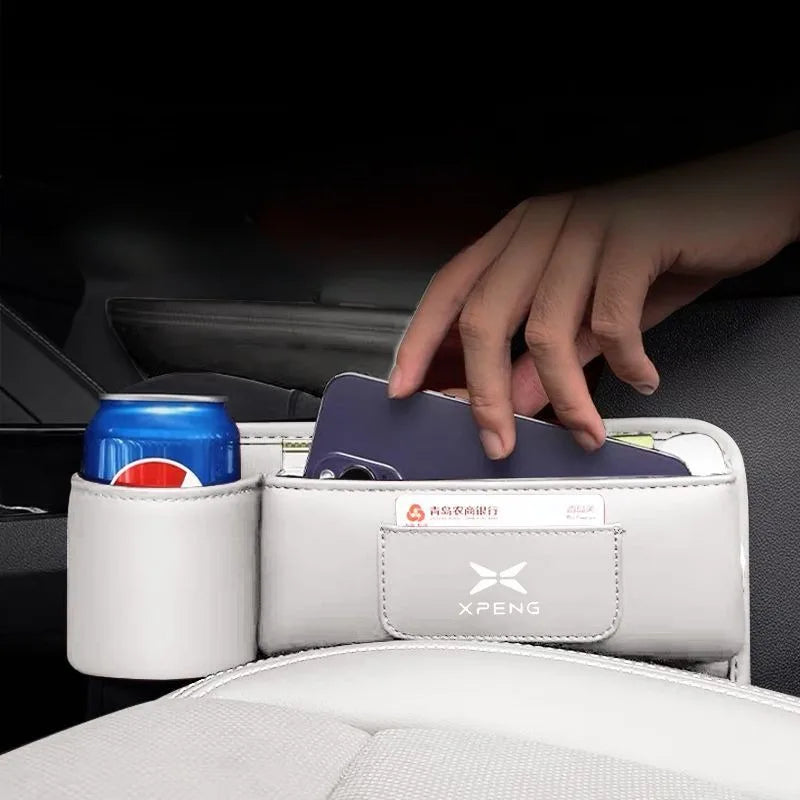 Boîte de rangement de fentes de siège de voiture, tasse d'eau, support de téléphone, sac de rangement, accessoires de rangement intérieur pour Xpeng G6 G9 G3 G3i P7 P5 P7i X9
