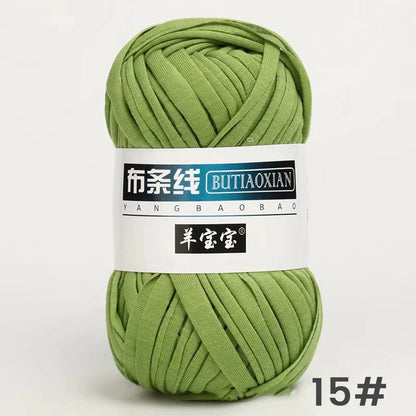 Fil épais de 100g, tissu coloré Super doux, bande de fil pour tricoter à la main, sac tissé, panier de tapis, matériel tricoté à la main, bricolage