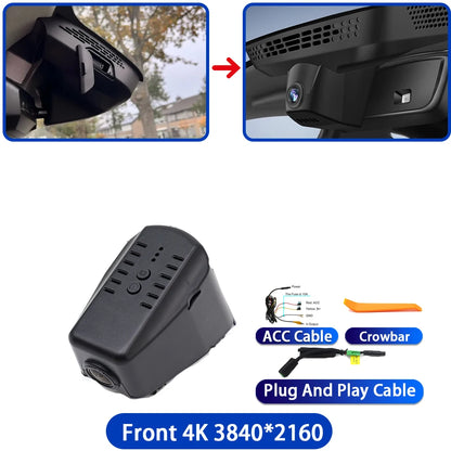 HighCity pour Lynk & Co 01 PHEV 2018 2019 2020 2021 2022 2023 2024 2025 caméra de tableau de bord DVR 4K Wifl enregistreur vidéo Plug And Play