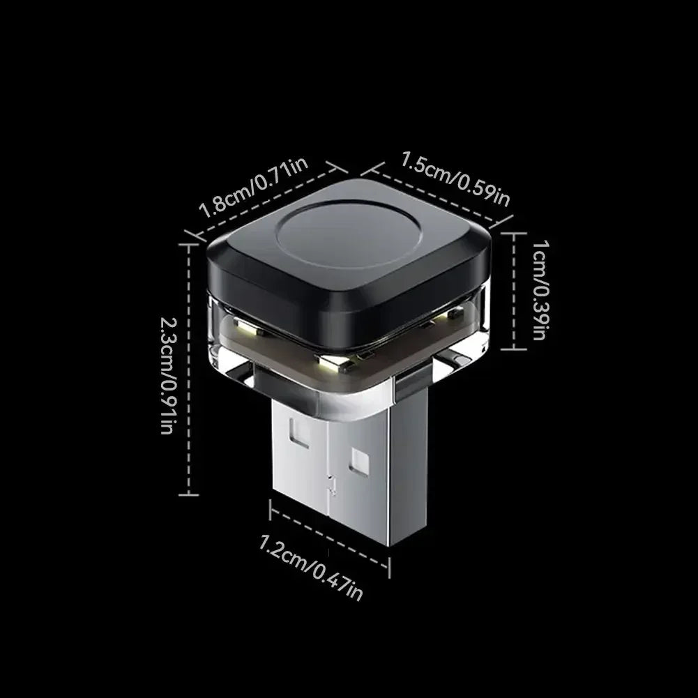Voiture USB LED lumière d'ambiance lumières d'ambiance Plug Play feux de signalisation universels lecture maison chambre lampe lumineuse décorative