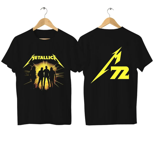 Rock band Metallica hommes 100% coton album graphique t-shirt 2026 nouveau été printemps femmes surdimensionné hiphop Y2k mode t-shirt