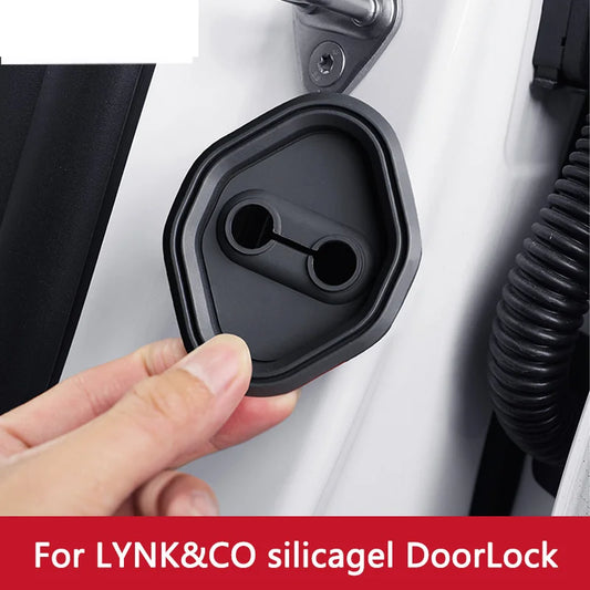 Juste de protection anti-collision pour serrure de porte de voiture, accessoires absorbeurs en silicone, CircNK & CO 01 PHEV lynk 02 03 06 08 09, 4 pièces