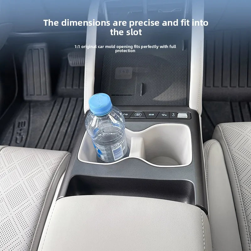 Porte-gobelet d'eau de commande centrale de voiture, résistant à la saleté, couleurs originales de voiture, intérieur spécial modifié pour 25 BYD Yuan Up ATTO2