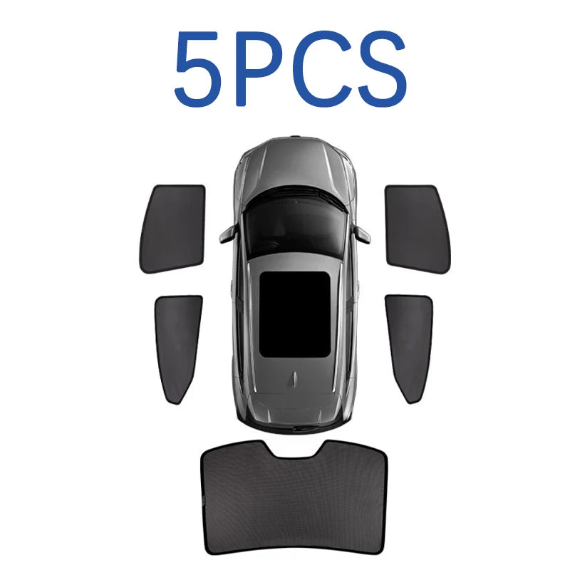 Pare-soleil de voiture pour BYD Sealion 7 Sealion 07 EV 2024 2025 2026 2027, coussin Anti-UV, rideau de fenêtre, pare-soleil, couverture d'accessoires automobiles