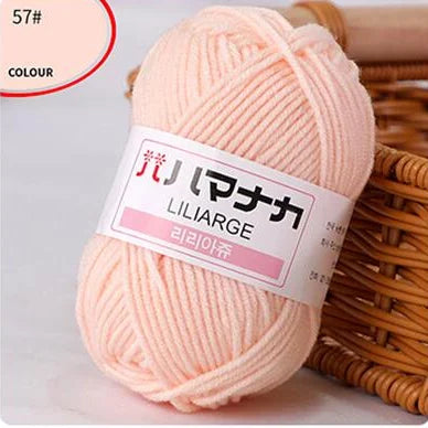 Fil de laine à tricoter en coton doux et doux pour bébé, fil de velours en fibres épaisses, fil de laine à tricoter à la main pour pull de bricolage