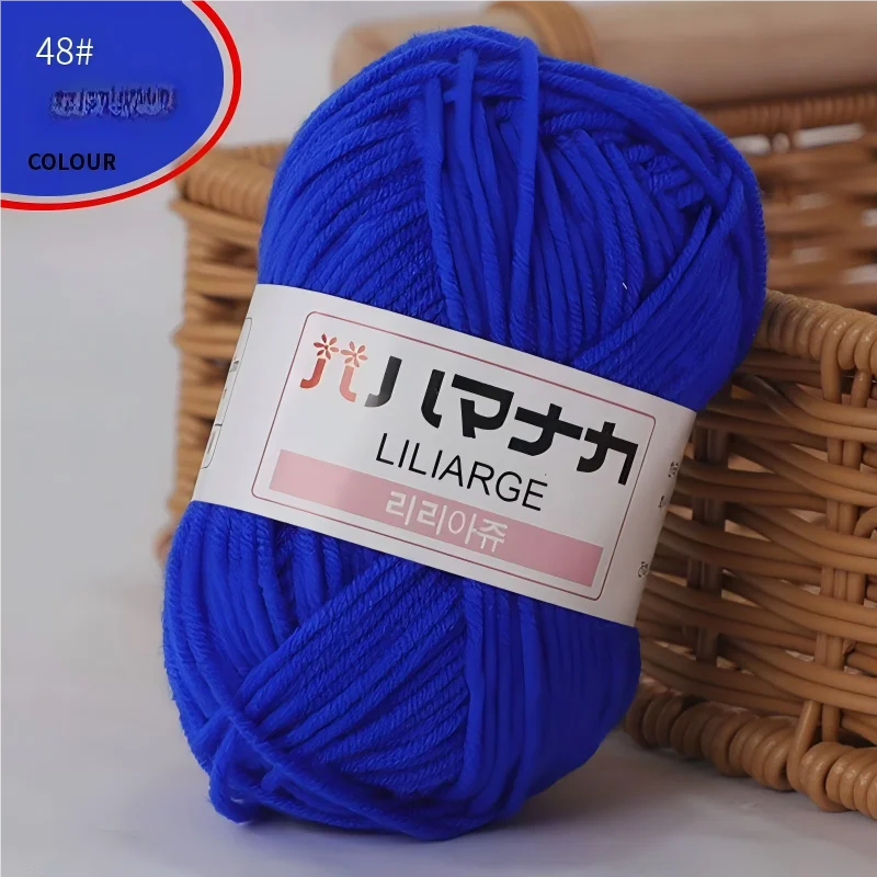 Fil à tricoter en coton doux et épais pour bébé, fil de velours en fibres épaisses pour tricot à la main, fil à crocheter pour pull DIY